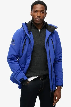 Superdry Mannen Ultimate Windbreaker met Capuchon Grootte: L