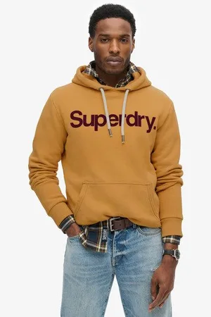 Superdry Mannen Klassieke Hoodie met Core-logo Grootte: L