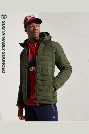 Superdry Mannen Fuji jas met Capuchon Grootte: XL