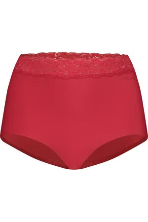 Ten Cate High waist met kant rood maat S