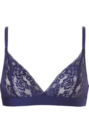 Ten Cate Bralette met kant donkerblauw maat XL