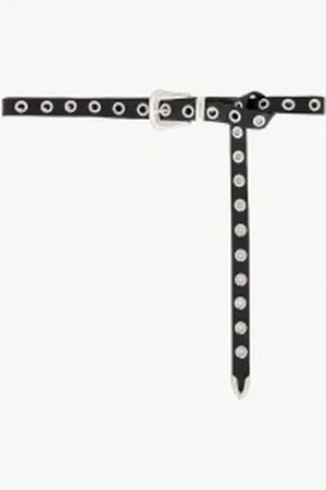 Fashion Musthaves Biker Gesp Belt Zwart
