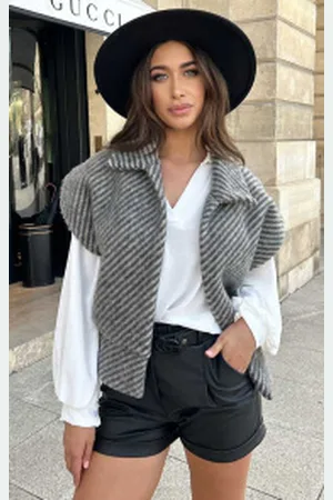 Fashion Musthaves Oversized Woven Gilet
