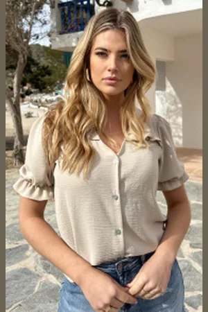 Fashion Musthaves Ruffle Top Met Pofmouwen