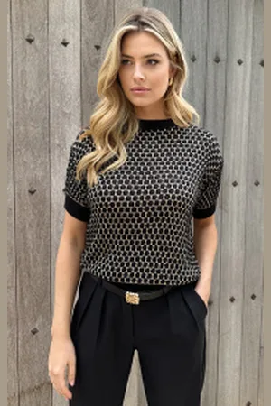 Fashion Musthaves Gebreide Top Lurex
