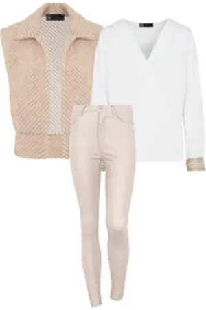 Fashion Musthaves Musthave Deal Complete Set Woven Gilet