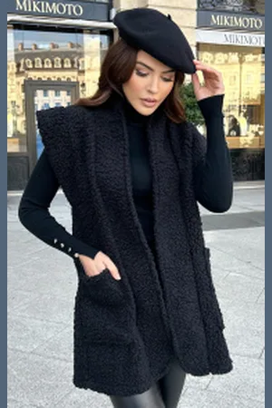 Fashion Musthaves Teddy Gilet Maxi