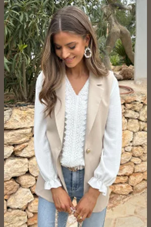Fashion Musthaves Elegant Blazer Gilet