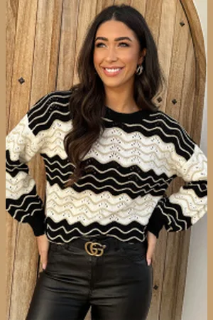 Fashion Musthaves Lurex Detailed Top Longsleeve 2.0