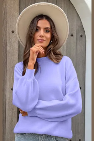 Fashion Musthaves Luxury Soft Trui Wijde Mouw