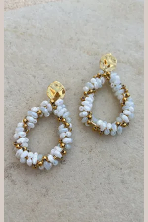 Fashion Musthaves Elegant Beads Oorbellen Goud