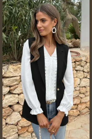 Fashion Musthaves Elegant Blazer Gilet