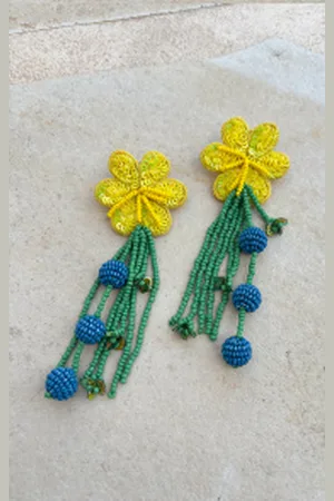 Fashion Musthaves Exclusive Flower Oorbellen Handmade