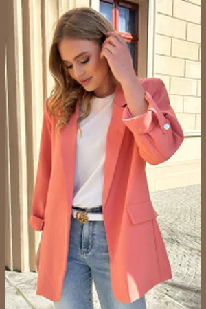 Fashion Musthaves Oversized Blazer Limited Peach