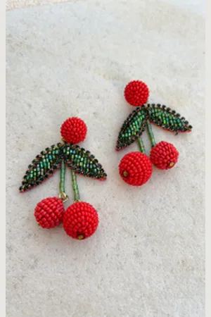 Fashion Musthaves Cherry Beads Oorbellen