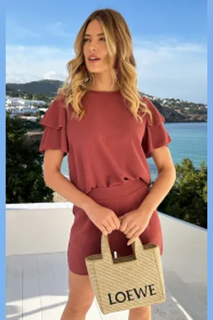 Fashion Musthaves Mila Ruffle Top Dust 2.0