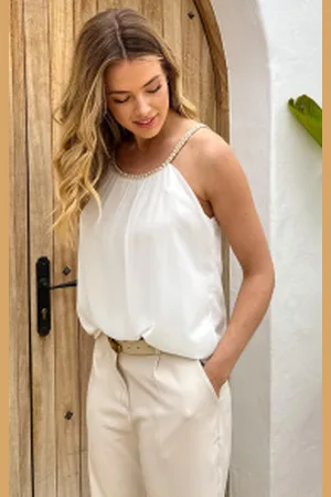 Fashion Musthaves Lurex Braid Top