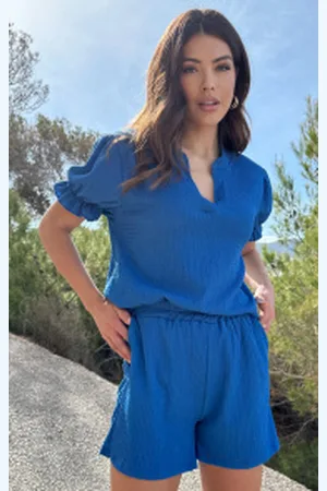 Fashion Musthaves Smocked Top Sevilla Kobalt 2.0