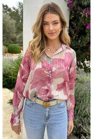 Fashion Musthaves Luxury Botanic Blouse Dust
