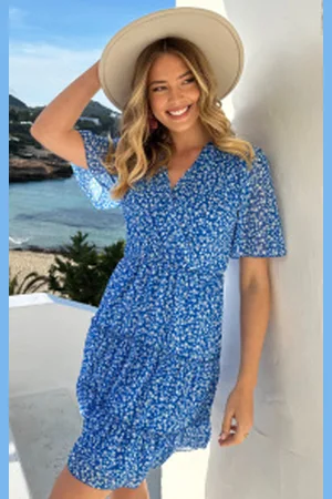 Fashion Musthaves Cala Bassa Jurk Flower