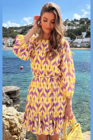 Fashion Musthaves Eve Lino Puff Sleeve Jurk