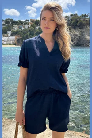 Fashion Musthaves Smocked Top Sevilla Marine 2.0