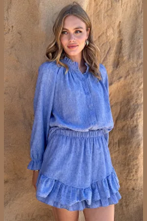 Fashion Musthaves Ruffle Pofmouw Blouse