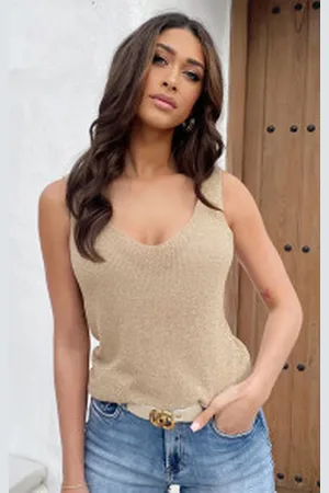 Fashion Musthaves Lurex Top Loose Fit