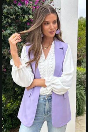 Fashion Musthaves Elegant Blazer Gilet