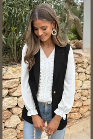 Fashion Musthaves Elegant Blazer Gilet