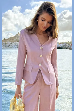 Fashion Musthaves Classy Muse Getailleerde Blazer Dust