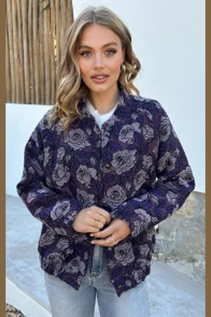 Fashion Musthaves Deluxe Flower Bomber