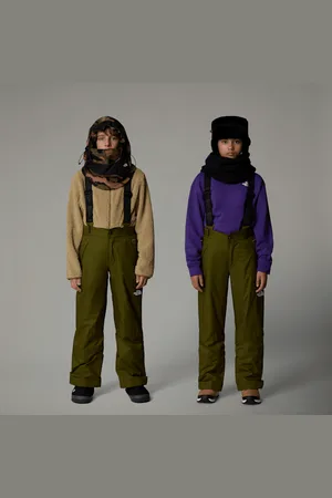 The North Face Snowquest-broek Met Bretels Voor Tieners male