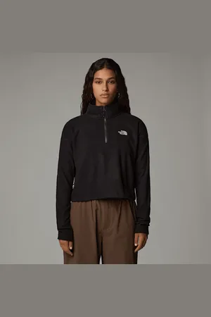 The North Face Cropped 100 Glacier-fleece Met Kwartrits female