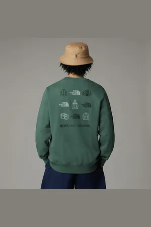 The North Face Outdoor-sweatshirt Met Print Voor Heren male