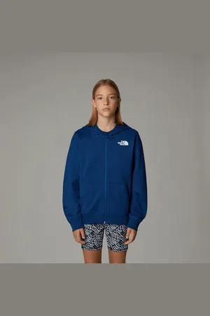 The North Face Oversized Light-hoodie Met Volledige Rits Voor Meisjes female