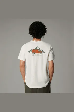 The North Face Outdoor-t-shirt Met Print Voor Heren male