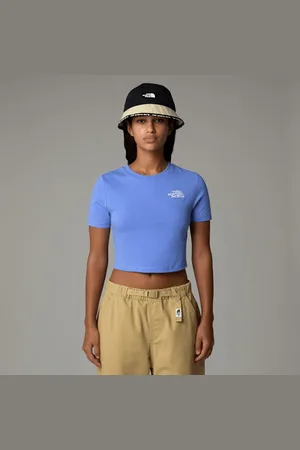 The North Face Cropped T-shirt Voor Dames female