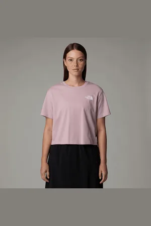 The North Face Cropped Simple Dome-t-shirt Voor Dames female