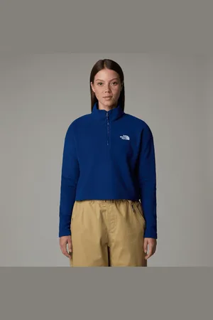The North Face Cropped 100 Glacier-fleece Met Kwartrits female