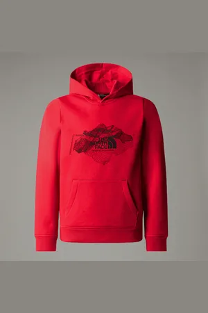 The North Face Topografische Hoodie Voor Jongens male