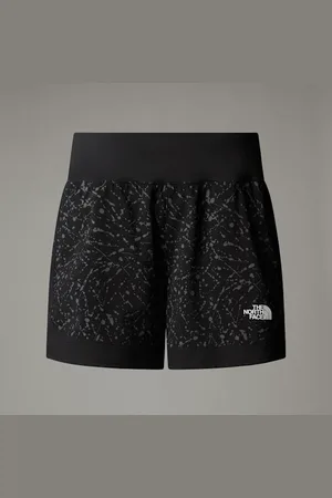 The North Face Sunriser 4”-short Voor Dames Tnf Black-tnf Black Trail Reflective Print female