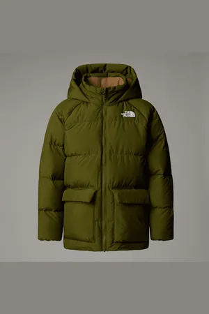 The North Face Korte North Down-parka Met Fleecevoering Voor Tieners male