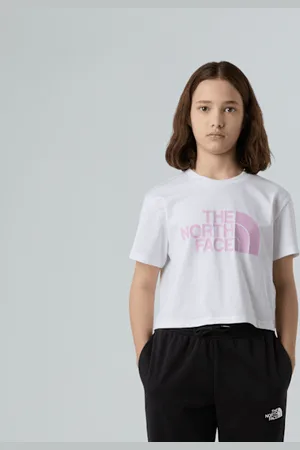 The North Face Cropped Easy T-shirt Voor Meisjes female