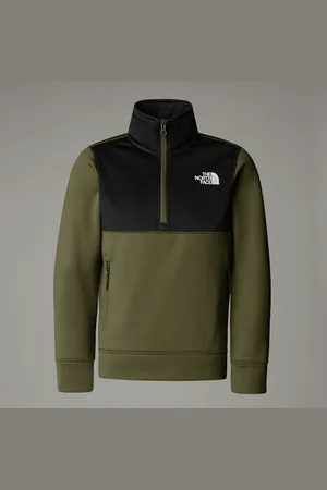 The North Face Sweatshirt Met Kwartrits Voor Tieners male
