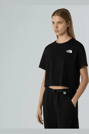 The North Face Cropped Simple Dome-t-shirt Voor Dames female