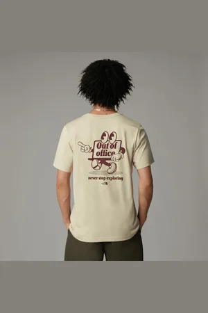 The North Face Cartoon-t-shirt Met Logo En Losse Pasvorm male