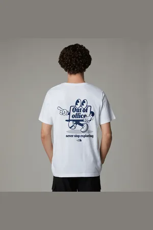 The North Face Cartoon-t-shirt Met Logo En Losse Pasvorm male