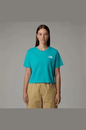 The North Face Cropped Simple Dome-t-shirt Voor Dames female