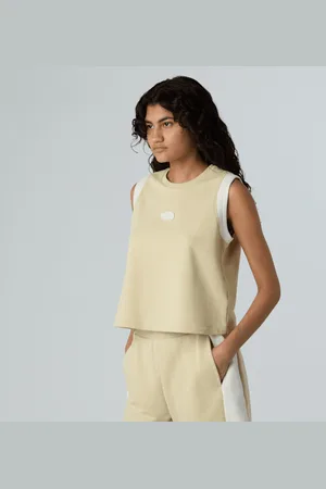 The North Face Terry Relaxed Cropped-tanktop Voor Dames female